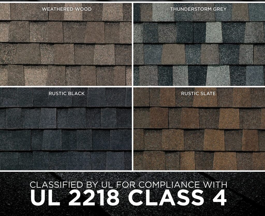 Class 4 impact resistant shingles hail Nebraska Lincoln