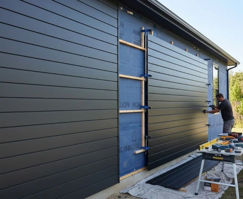 Metal siding installation Lincoln Nebraska