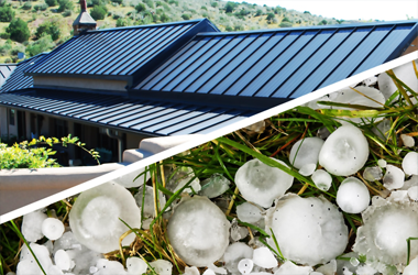 Hail damage roof shingles Lincoln NE