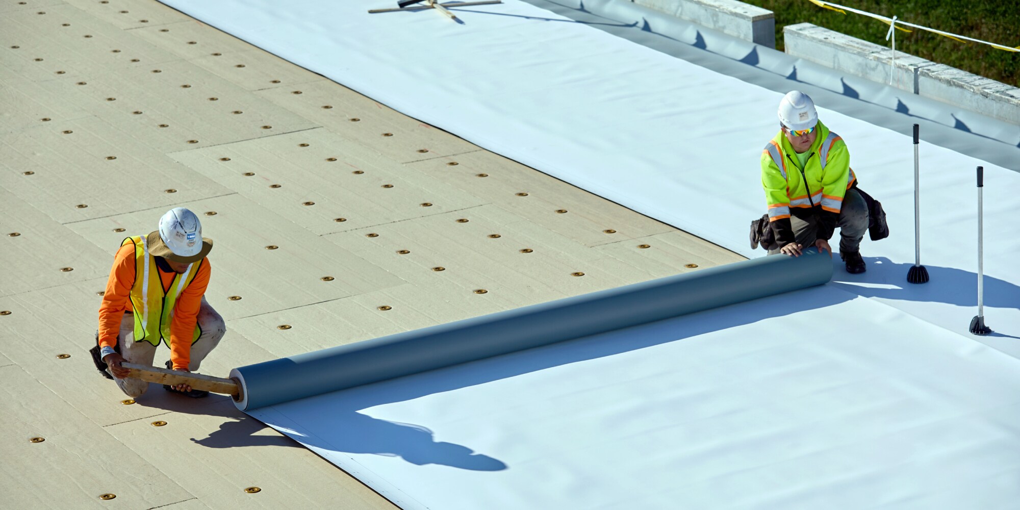 PVC flat roofing commercial Lincoln Nebraska